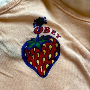 Strawberry Guitar Obey Tank